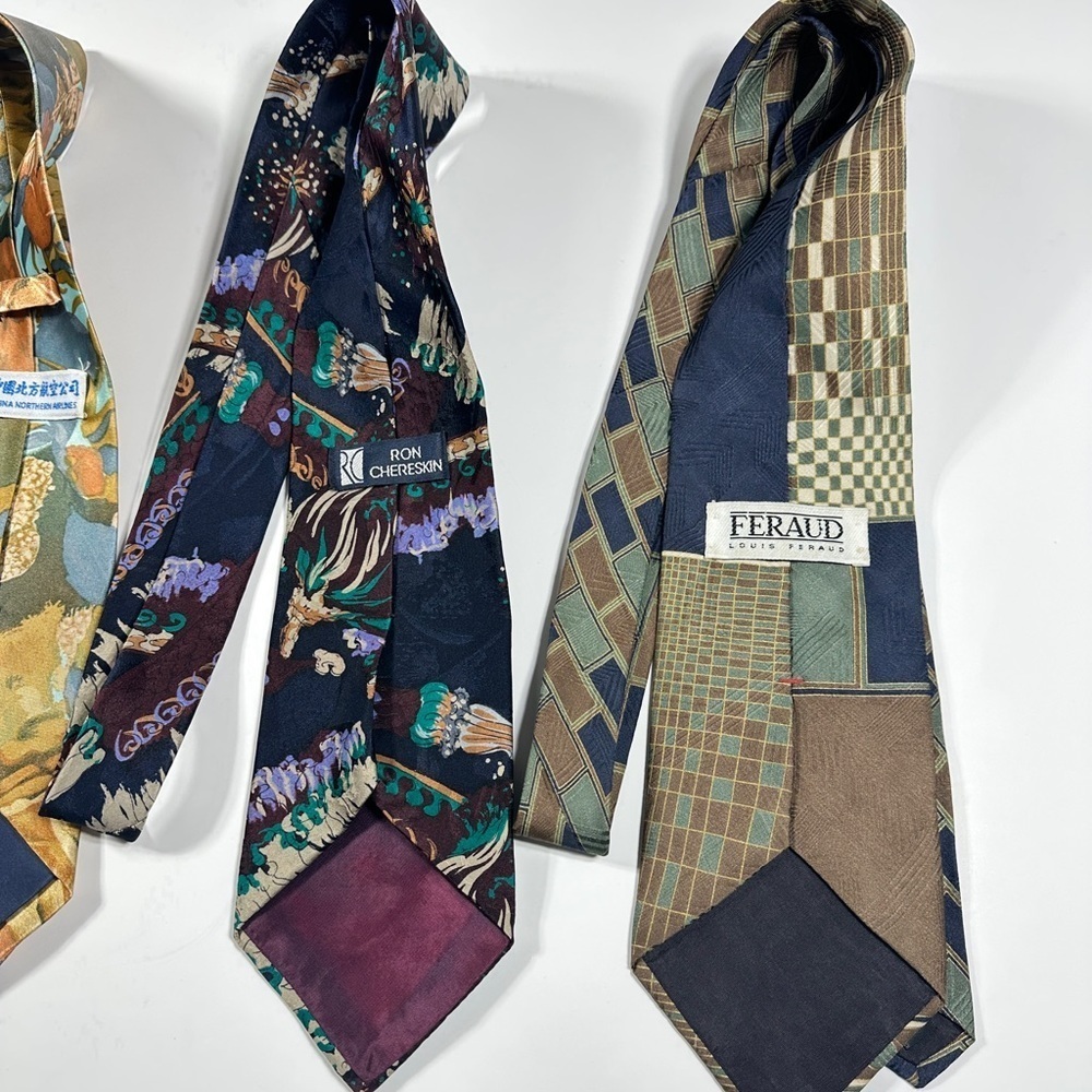Men’s Silk Tie Collection (Group Of Five)👔 - Picture 5 of 6
